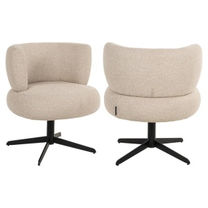 SCAUN ROTATIV ALEXIS BISCOTTI, S4779, CONFECTIONAT DIN METAL, SPUMA SI 100% POLIESTER, RICHMOND INTERIORS