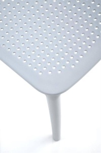 SCAUN TERASA K514, ALBASTRU DESCHIS, DIN POLIPROPILENA , STIL MODERN, SUPRAPOZABIL - Img 3