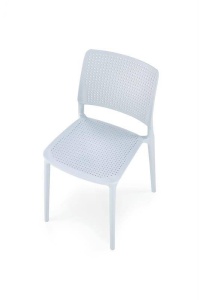 SCAUN TERASA K514, ALBASTRU DESCHIS, DIN POLIPROPILENA , STIL MODERN, SUPRAPOZABIL - Img 5