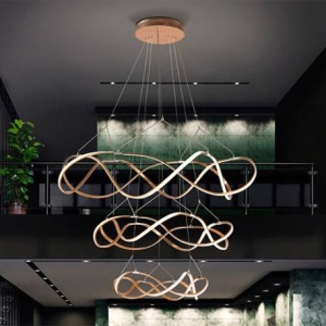 SCHULLER, LUSTRA/PLAFONIERA MOLLY, CONECTARE BLUETOOTH, 130/340 CM, AURIU ROSE/OPAL, DIN ALUMINIU SI ACRIL, STIL MODERN