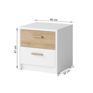 SET 2 NOPTIERE DIN STEJAR SIMPLA STIL MODERN TK - Img 3