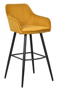 SET 2 SCAUNE DE BAR, TURIN 102CM, COD 40437, DIN CATIFEA SI CADRUL DIN METAL - Img 1