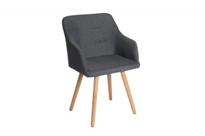 SET 2 SCAUNE GRI INCHIS SCANDINAVIA 6823