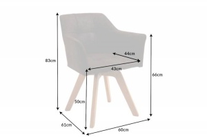 SET 2 SCAUNE, ROTATIV, LOFT, DIN MICROFIBRA, PIELE ECO SI PICIOARE LEMN, ARTIM GROUP - Img 6