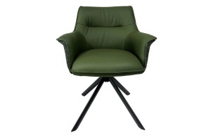 SET 2 SCAUNE ROTATIVE, LE GRAND, VERDE, PIELE ECO SI MATERIAL TEXTIL, ARTIM GROUP SELECTION