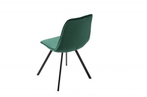SET 4 SCAUNE, DINING AMSTERDAM, COD 39918, VERDE SMARALD, STIL VINTAGE RETRO - Img 3