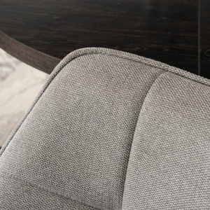 SET 4 SCAUNE ROTATIVE, ARTIM MEBLE, REALIZAT DIN MATERIAL TEXTIL GRI SI CADRUL DIN METAL, STIL MODERN - Img 4