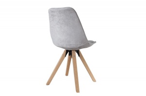 SET 4 SCAUNE STEJAR/GRI SCANDINAVIA 36215 - DESIGN SCANDINAV - Img 4
