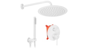 SET DE DUS INCASTRAT REA LUNGO + BOX, ALB, DIN ALAMA, CALITATE SUPERIOARA