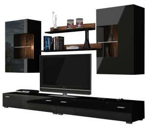 SET LIVING BERLIN DESIGN MODERN HIGH GLOSS