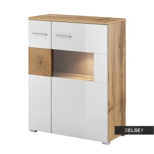 SET LIVING LAVOS ALB DIN PLACI LAMINATE IN DESIGN SCANDINAV - Img 4