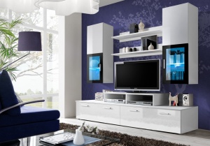 SET LIVING MODULAT MINI, CU ILUMINARE LED, WS MI, STIL MODERN, ASM