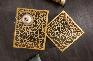 SET MASUTE DE CAFEA, ABSTRACT, DIN METAL, DESIGN MODERN - Img 3