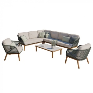 SET MOBILIER DE GRADINA, AURO, CU CANAPEA SI FOTOLII