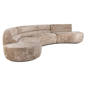 SOFA COLBY ROUND SHAPE, SHEEP NATURE, S5158 CONFECTIONAT DIN LEMN, PLACAJ, SPUMA SI 100% POLIESTER, RICHMOND INTERIOR - Img 3