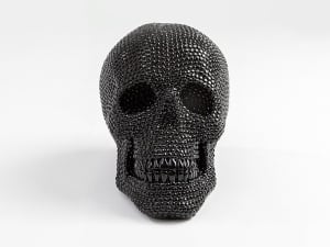 STATUETA DECORATIVA CALAVERA 824729, MICA, NEAGRA, DIN POLIRESINA, STIL MODERN, SCHULLER - Img 4