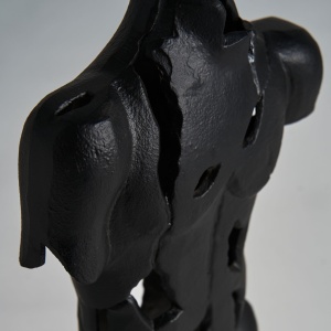 STATUETA MESSIER, 42CM, CULOARE NEAGRA, DIN ALUMINIU/MARMURA, STIL MODERN, ARTIM GROUP SELECTION - Img 2