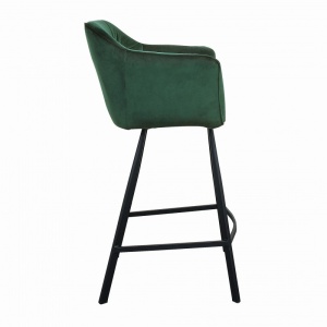 STOC 1 BUC!!! SCAUN DE BAR 100CM, LOFT COD 40309, DIN METAL SI CATIFEA, DESIGN RETRO - Img 3