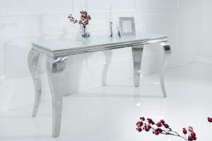 STOC!!! CONSOLA ELEGANTA, BAROCK 140CM, COD 37905, DIN METAL SI STICLA