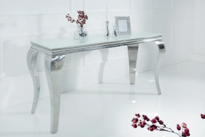 STOC!!! CONSOLA ELEGANTA, BAROCK 140CM, DIN METAL SI STICLA, DESIGN DEOSEBIT
