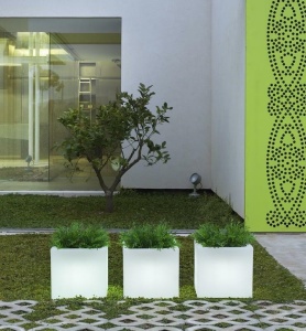 SUPORT GHIVECI ILUMINAT NARCISO 50 SOLAR STIL MODERN B2