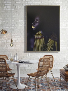 TABLOU DECORATIV HIMBA 421862, PRINT PE PANZA, STIL MODERN, SCHULLER