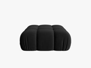 TABURET BELLIS, 94 CM, NEGRU 100, TAPITERIE DIN CATIFEA, DESIGN DEOSEBIT