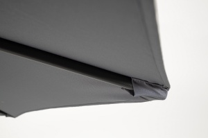 UMBRELA DE GRADINA/TERASA KALIFE GRI INCHIS, CONFECTIONATA DIN ALUMINIU SI POLIESTER - Img 2