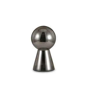 VEIOZA BIRILLO TL1 SMALL, FUMURIU, DIN METAL, STIL MODERN