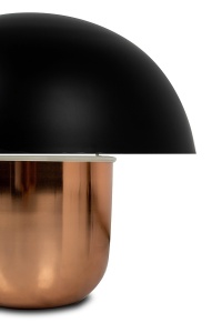 VEIOZA MUSHROOM CUPRU/NEAGRA, 44 CM, STIL MODERN - Img 2