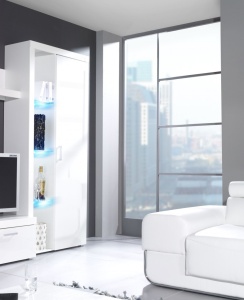 VITRINA LIVING CU LED-URI SAMBA REG2 ALBA DESIGN MODERN CM