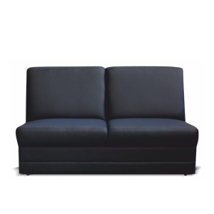 3-SED BITER 3 BB, NEGRU, DIN PIELE ECOLOGICA, STIL MODERN, TK