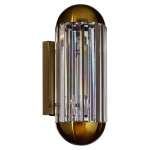 APLICA ANYA BRONZ, ML-0028, CONFECTIONATA DIN CRISTAL SI FIER, STIL MODERN