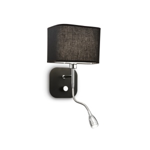 APLICA HOLIDAY AP2, NEGRU, DIN METAL, STIL MODERN