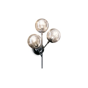 APLICA KEPLER AP3, NEGRU, DIN METAL, STIL MODERN