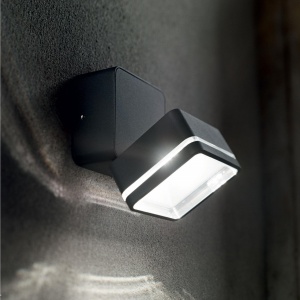 APLICA OMEGA AP SQUARE 4000K NERO STIL MODERN IDEAL LUX