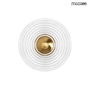 APLICA ONDA GOLD, CONFECTIONATA DIN STICLA SI METAL, STIL RETRO