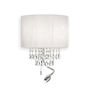 APLICA OPERA AP3, ALB, DIN METAL, STIL MODERN