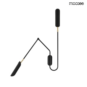 APLICA ROTATIVA TENTA NEAGRA, CONFECTIONATA DIN METAL, STIL MODERN