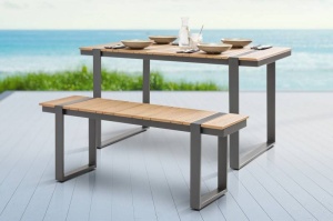 BANCUTA DE GRADINA ,TAMPA LOUNGE 123CM, COD 40932, PLASTIC SI BAZA DE METAL