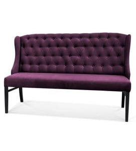 BANCUTA/SOFA ROYAL CHESTERFIELD, BORDO/NEGRU, STIL CLASIC
