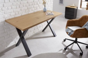 BIROU 140CM, LOFT, COD 40872, DIN MDF SI METAL, DESIGN INDUSTRIAL
