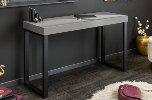 BIROU MODERN, DESK 120X40CM, COD 40863, DIN METAL SI MDF GRI