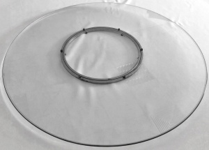 BLAT DE STICLA 120 cm PENTRU MESE DE CATERING - Img 2