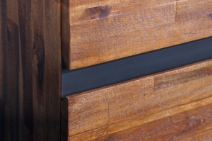 BUFET 170CM, GENESIS, DIN LEMN MASIV DE SALCAM SI METAL, ARTIM GROUP SELECTION - Img 6