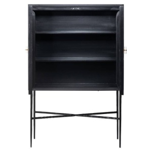 BUFET/DULAP ROSTELLI, 150 CM, MULTICOLOR, DIN MARMURA SI LEMN MASIV, STIL MODERN, B2 - Img 4