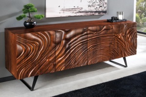 BUFET LIVING 175CM, FLUID 3D, DIN LEMN MASIV DE SALCAM, ARTIM GROUP SELECTION - Img 2