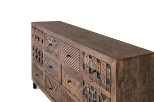 BUFET LIVING DEOSEBIT, COD 2155, DIN LEMN DE MANGO, ARTIM GROUP SELECTION - Img 3