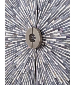 BUFET/ORGANIZATOR DECORATIV, HERITAGE 160CM, LEMN MASIV SI OS, COD 43346, MODEL DEOSEBIT - Img 4