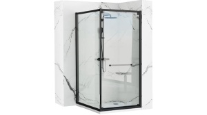 CABINA DE DUS REA SPACE IN, CULISANTA, 80x100CM, NEGRU, CALITATE SUPERIOARA